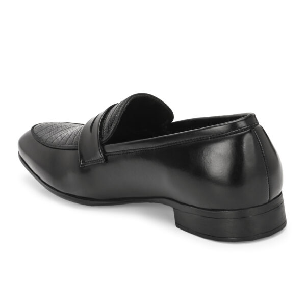 Classic Black Leather Penny Loafer - Image 3
